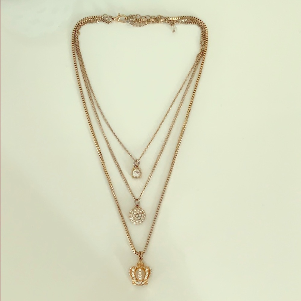 Juicy Couture layered necklace